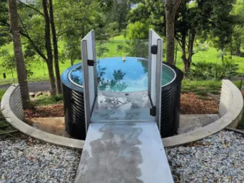 above ground plunge pool design geelong